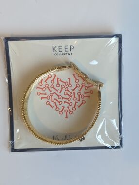 KEEP Collective Gold Mesh Bracelet